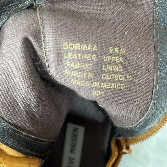 Steve Madden Dormaa Cognac Suede Boots size 9.5 - Picture 9 of 12